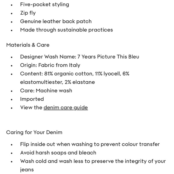 Aritzia Denim Forum The Lola High Rise Skinny 26L - Picture 7 of 8